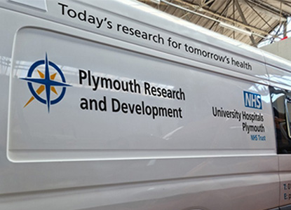 Picture of the side of the Mobile Research Unit