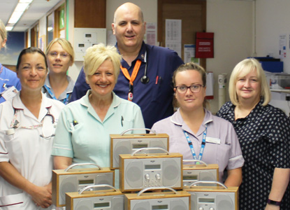 Donation of radios to MAU staff