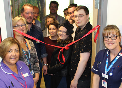 Official opening of the Teenage Cancer Trust room